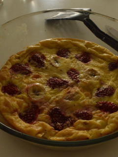Una foto de Clafoutis saludable