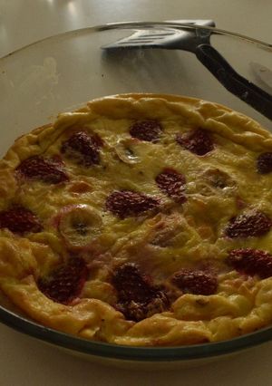 Una foto de Clafoutis saludable