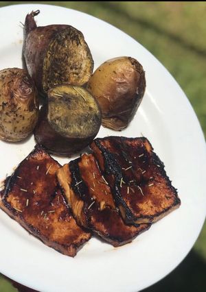 Una foto de 🥘Tofu a la barbacoa🥘