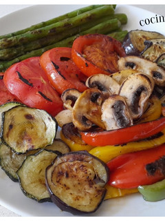 Una foto de Parrillada de verduras