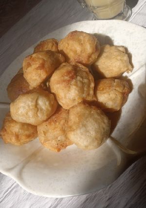 A picture of Plantain puff puff.