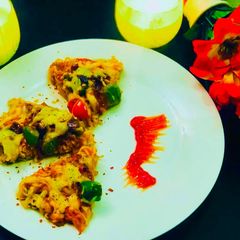 Maggi Pizza Fusion Recipe A picture of Maggi Pizza Fusion Recipe.