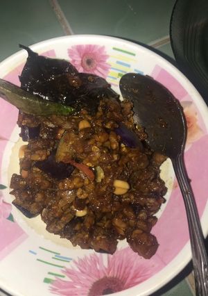 Foto resep Tempe terong pedas manis