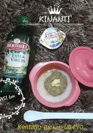 Foto resep Mpasi 6m ❤ (kentang,Brokoli,UB,EVO)