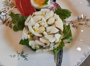 Una foto de Ensalada con claras de huevo 🤤🤤
