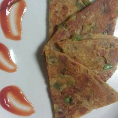 Saangri ke parathe A picture of Saangri ke parathe.