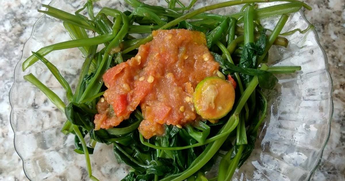 Resep Kangkung Rebus Sambel Segar Oleh Dapur Ayu Mega Cookpad