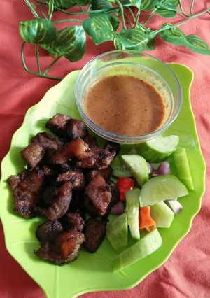 Foto resep Sate sapi tanpa tusuk