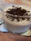Natillas de chocolate blanco y oreo con Thermomix