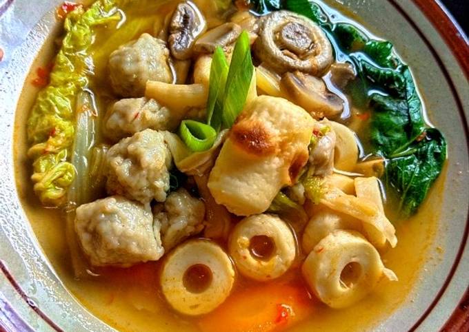 Resep Sup Tomyum Sayur Seafood, Lezat