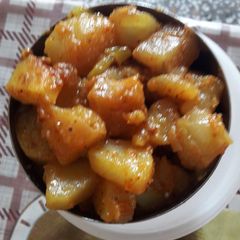 Chatpate aloo A picture of Chatpate aloo.