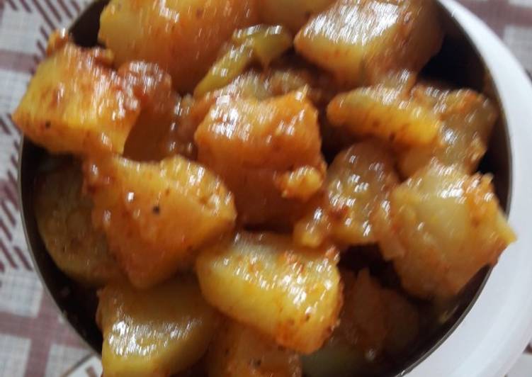 Recipe of Appetizing Chatpate aloo