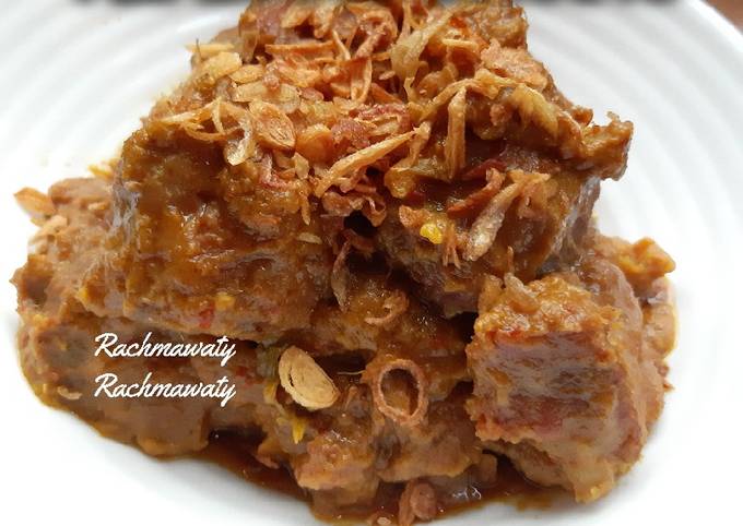 37.Rendang Daging ala Rachmawaty