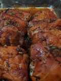 Muslo de pollo horneado