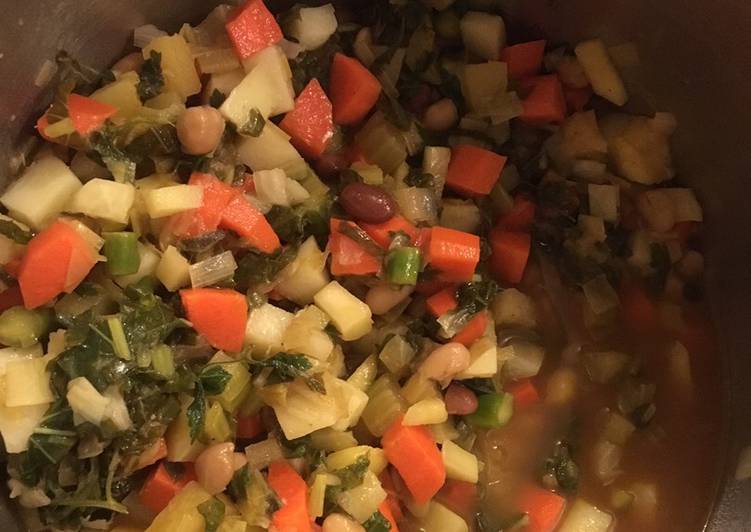 Steps to Prepare Homemade Vegetable Stoup