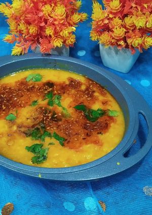 A picture of Gujarati Toor dal.