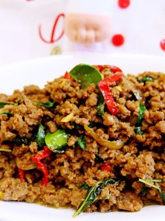 Foto resep Beef Basil ala Thailand / Pad Ka Prao