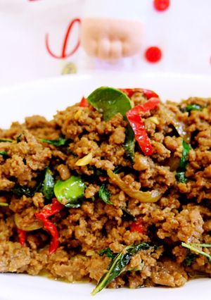 Foto resep Beef Basil ala Thailand / Pad Ka Prao