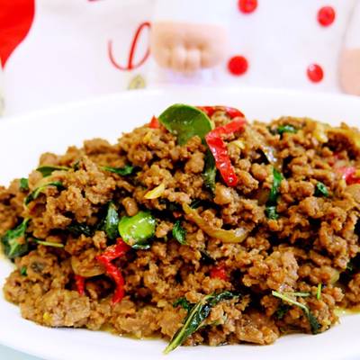 Resep Beef Basil Ala Thailand Pad Ka Prao Oleh Evi Can Cook Cookpad