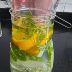 A picture of Detox water.