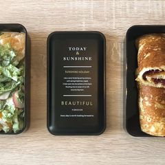 A picture of Cheese Crepes with MeatVegetable Salad Side.