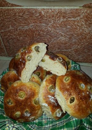 صورة لوصفة خبز زيتون