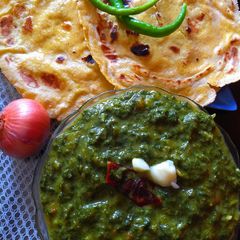 Sarson ka saag A picture of Sarson ka saag.