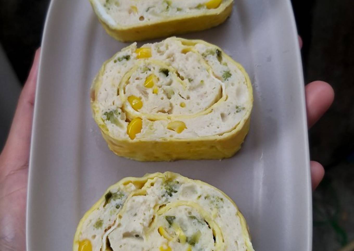 Rolade ayam tahu