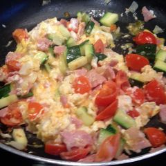A picture of Summer Squash Scramble.