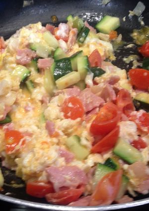 A picture of Summer Squash Scramble.