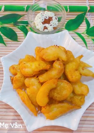 Hình của món Tôm nhúng bột chiên giòn.