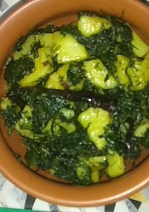 A picture of Soya Methi Aloo Ki Sabzi.