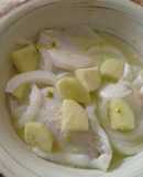 Aguachile con filetes de mojarra.ॐ
