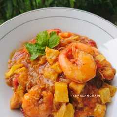 รูปของ Udang Tahu Kentang Saus Asam Manis