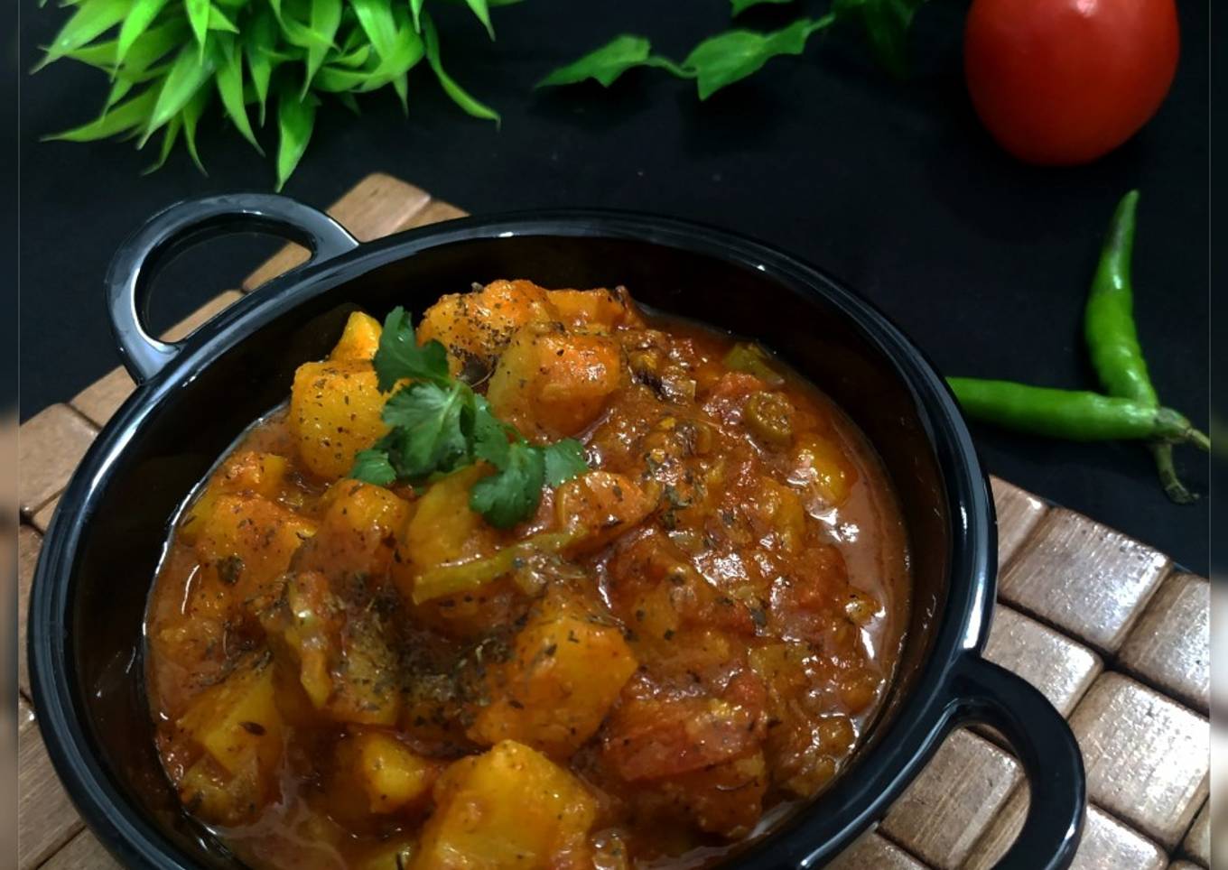 "Aloo Tomato Curry"