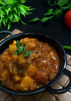 A picture of "Aloo Tomato Curry".