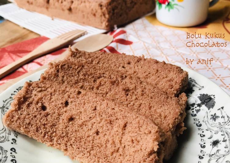 {Resep Bolu kukus chocolatos Kekinian