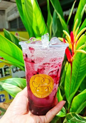 Hình của món Soda việt quất.