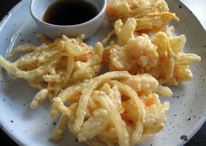 Recipe of Award-winning Prawn, Onion & Carrot ‘Kakiage’ Tempura