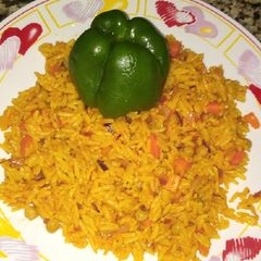 Simple fried rice A picture of Simple fried rice.