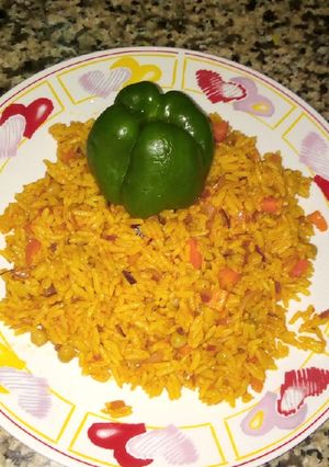 A picture of Simple fried rice.