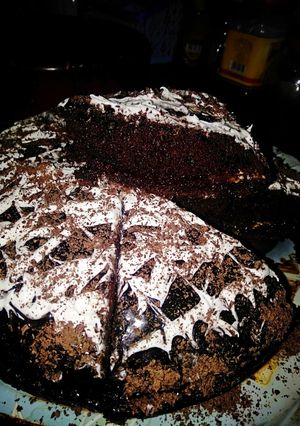 صورة لوصفة اسهل تورته شوكولاته بأقل مكونات