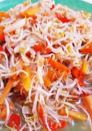Foto resep 🌶🌶🌶Sayur Tauge level 10