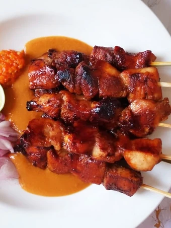 Cara Mudah Menyiapkan Resep Sate ayam ala Sate Senayan yang Enak Banget Anti Ribet, Lezat