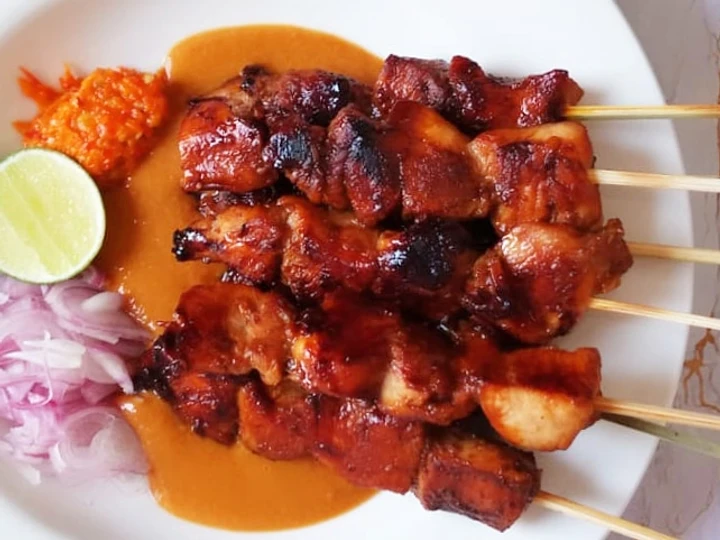 Cara Mudah Menyiapkan Resep Sate ayam ala Sate Senayan yang Enak Banget Anti Ribet, Lezat