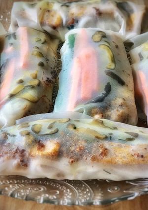 Una foto de Gỏi cuốn chay — Rollitos de verano vietnamitas—