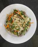 Gỏi bò bóp rau ngổ (Bố nấu)