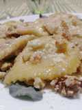Ravioli Filled with Ricotta, Gorgonzola, Walnuts, Sage, and Ricotta Salata