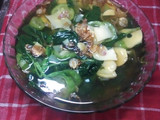 Sayur bening bayam,oyong,rebung