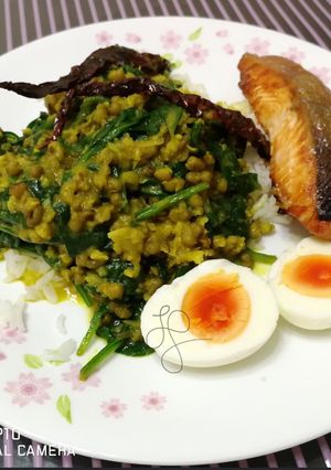 A picture of Mung Bean And Spinach.